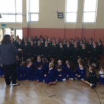 The School Choir singing 'The Factory Girl' and 'Oró sé do Bheatha Bhaile'